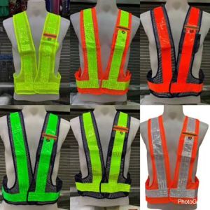 Reflector Vest Safety Vest Skeleton Type with ID Holder
