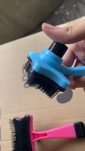 Sisir Grooming Brush Bulu Kucing Sisir Bulu Kucing Otomatis Sisir Bulu Kucing memijat perawatan