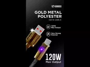 MP120-Kabel Data Fast Charging 120 W Polyster For Micro Usb Dan Type C - Micro Usb