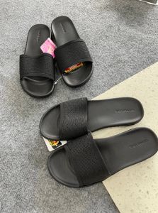sandal slop wanita hitam yumeida 23025/sandal yumeida bahan eva ringan
