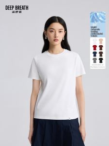 DEEP BREATH | Glossy Cool Touch Antibacterial Womens T-Shirt