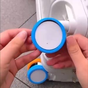 Luggage Wheel Rubber Cover – Silent Universal Protective Cushion arung Roda Beg Luggage – Pelindung Universal Senyap