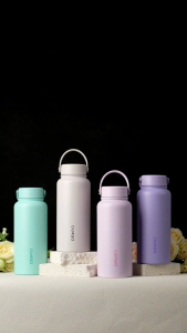 CIVAGO(32oz/960ml)Stainless Steel Vacuum Flask Tumbler Large Capacity Bottle Coffee Cup with Handle