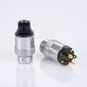 Đầu Nguồn Tiêu Chuẩn Quốc Gia Audiosost Gold Plated Metal Freezing Plug HiFi Sound Quality Đồ Chơi Âm Thanh Phụ Kiện Điện Tử