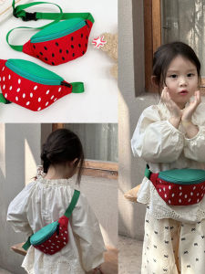 Túi Đeo Chéo Dễ Thương Cho Bé Trai Và Bé Gái Túi Đeo Hông Hình Quả Dâu Tây Túi Đeo Ngực Họa Tiết Chấm Bi Cho Trẻ Sơ Sinh Và Trẻ Em