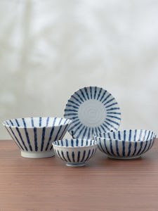 Mino Yaki | Glazed Undercolor Beautiful Ceramic Bowls Set