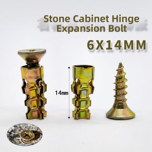 Metal Expansion Screws for Stone Cabinet Hinge 6X14MM