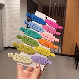 กิ๊บติดผมหน้าม้า ไร้รอยต่อ สไตล์เกาหลี ใหม่ กิ๊บแตก เครื่องประดับผมแฟชั่น ราคาต่อ1ชิ้น