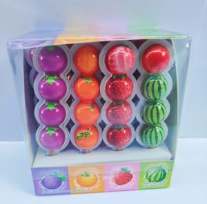 💢ยกแพค12ไม้💢 เยลลี่ถังหู่ลู่ เสียบไม้ รสผลไม้รวม สินค้า มีอ.ย. ฉลากไทย ขนมยอดฮิต