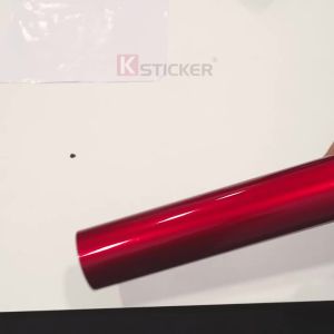 Phim Dán Xe Hơi Màu Đỏ Kim Loại Siêu Sáng Chất Liệu PVC Đổi Màu Không Bong Bóng Phụ Kiện Trang Trí Thân Xe