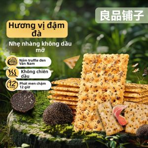 BESTORE | Bánh Quế Nước Soda Hầm Truffle Đen Mặn 300g