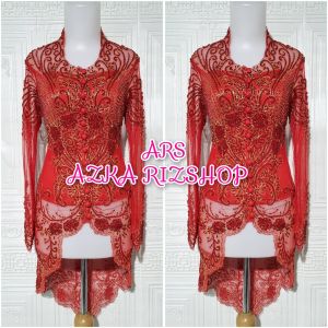 atasan kebaya wisuda kebaya payet kerah sunda + longtorso