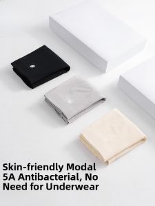 miiow | Breathable Pure Cotton Safety Pants Womens Summer Anti-Light Base Layer Pants Two-In-One Large Size Antimicrobial Crotch Briefs