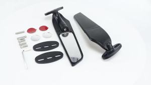 JNYD Adjustable Rotating Rearview Mirror Motorcycle Modified Wind Wing Mirrors for YAMAHA YZF R6 R3 R15 Kawasaki Moto Accessory