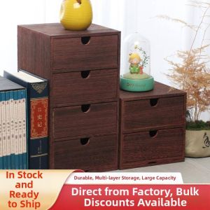 Desk Drawer-style Solid Wood Storage Box