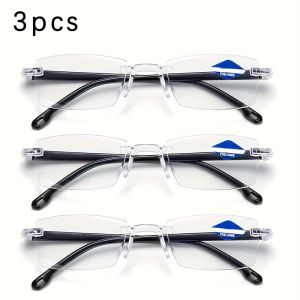 3PCS New Anti Blue Light Presbyopia Glasses Reading Glasses Men women Antifatigue Computer Eyewear