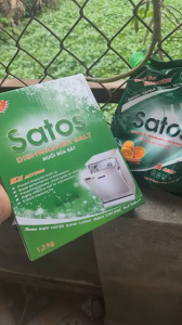 Muối rửa bát sinh học Satos cho tất cả máy rửa chén bát