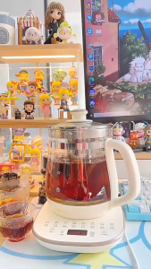 Ấm Điện Pha Trà BEAR 1.5L Bình Pha Trà Thuỷ Tinh Có Lõi Lọc Ấm Pha Trà Siêu Tốc Đa Năng Giữ Nhiệt 24H HK-5H15L96