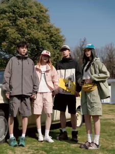 Jaket Parasut Wanita Oversize Airy Jaket Panjang Berwarna Macaron Tipis Bernapas