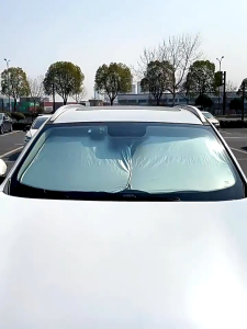 🔥ม่านบังแดดรถยนต์ ที่กันแดดรถยนต์ ร่มกันแดดในรถยนต์ รถกันแดด สามารถพับได้ กันแดด กันยูวี ป้องกันแสงสะท้อน ฟรีถุงใส่ม่านบังแดด ม่านบังแดด BYD ATTO 3 BYD Dolphin