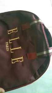 Travel Bag Wanita Motif Kotak Tas Pakaian Mudik - Bahan Kain Tebal, 2 Kompartemen, Trendi dengan Paduan Warna Pas