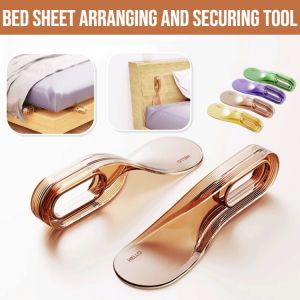 "Hands-Free" Bed Sheet Arranging And Securing Tool  Mattress Lifter 2-In-1 Bed Maker Kit Tool Bed Sheet Securing Tool