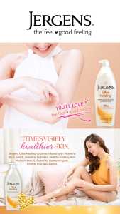 Jergens Ultra Healing Extra Dry Skin Moisturizing Body Lotion 500ml