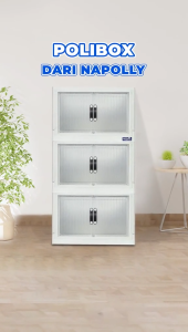 NAPOLLY LEMARI PLASTIK POLIBOX-346 TP LEMARI LIPAT SERBAGUNA