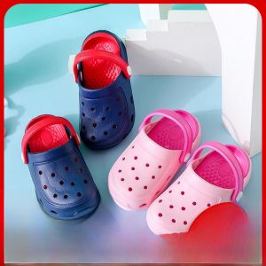Summer Childrens Holes Shoes Indoor Lightweight Anti-slip Male And Female Baby Beach Sandals Kids EVA Slippers Outdoor