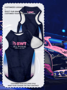 Alpine F1 Team Pet Clothes Racing Vest for Dogs And Cats Polyester Fiber Medium And Large Dogs Small Dogs Pet Supplies