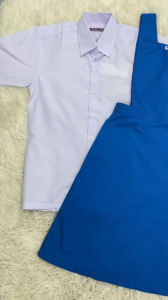 PINAFORE SEKOLAH MENENGAH COTTON PLUS SIZE SECONDARY SCHOOL GAUN STUDENT GIRL SCHOOL UNIFORM DRESS