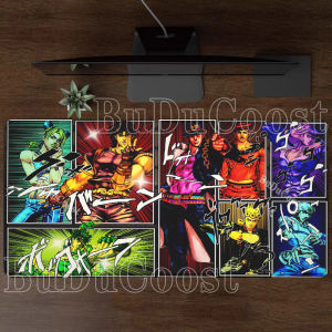 Bandai | HD printing Jojo Bizarre Adventure Anime Mouse Pad PC Gaming Keyboard Mousepad Xxl Office Nonslip base overlock esports Desk Mat