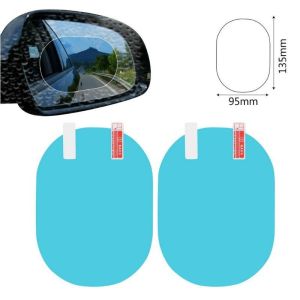 Pelekat Cermin Kereta 2 side full set kits Car Anti Fog Rainproof Side Mirror Waterproof Screen Protector Film Tinted