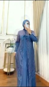Raisa Dress Ceruty Babydoll Brokat Dress Wanita Terbaru 2024 Kekinian Gamis Viral Dress Kondangan