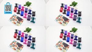 Kẹp tóc nữ hàn quốc cute phụ kiện bé gái kẹp càng cua 5 răng gắp tóc nhựa nhám vuông nhiều màu Hàn Quốc cao cấp - thương hiệu Vợ Chồng Tôi