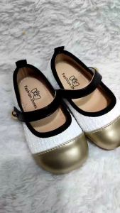 KD0011 Flat Shoes Anak Perempuan Sepatu Tweed Kids Cantik Bisa COD (With Box)