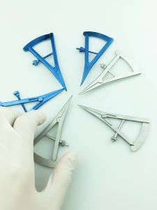 GREATLH Eyelid Calipers Castroviejo Caliper Screw adjustment styles Caliper 0mm-20mm