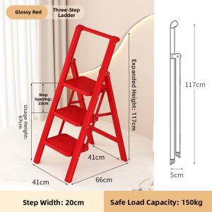 Foldable Non-slip Sturdy Load-bearing Step Ladder