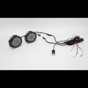 HAOLIDE New 5" LED Work Light High Low Beam DRL Fog lights Strobe Driving Lamp For BMW Motorcycle SUV ATV off-road use 10-80V