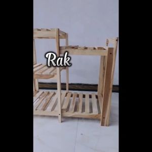 Meja Galon & Rak Dispenser: Rak Penyimpanan Multifungsi