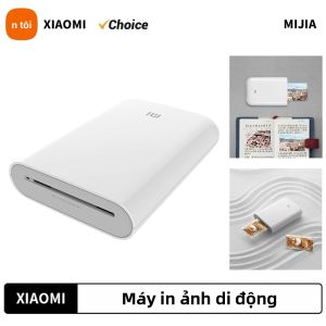 Máy In Ảnh Bỏ Túi Xiaomi Mijia Không Dây Bluetooth In Nhiệt Video AR ZINK Tự Dính In Màu Để Lưu Giữ Kỷ Niệm
