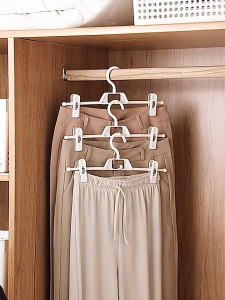 Tawii. Pants hanger non-slip clip hanger extendable pants hanger skirt clip hanger 20PCS hanger set