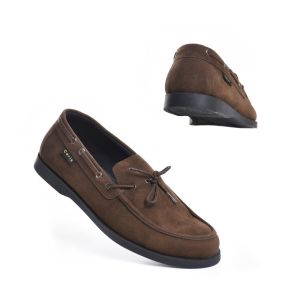 Rionz Osaka Brown - Sepatu Loafer Pria Casual Santai Forrnal Suede
