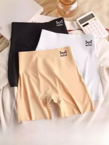 MiiOW | กางเกงชั้นในแบบสองในหนึ่งสำหรับผู้หญิง กางเกงขาสั้นทรงเข้ารูปป้องกันแสง ไร้ตะเข็บ ด้านหลังสุดเซ็กซี่ ฤดูร้อน 2024