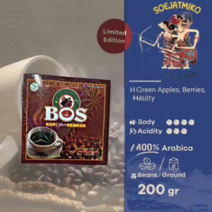 1box 10sachet kopi bos mantap giling haluus