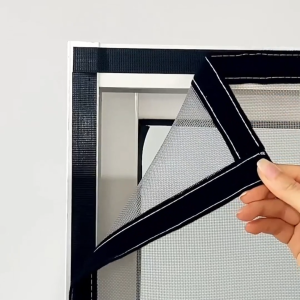 Customized size Anti-mosquito Window Screen Self Adhesive Window Mosquito Net Summer Insect Proof Door Washable Mosquito Mesh with Velcro
