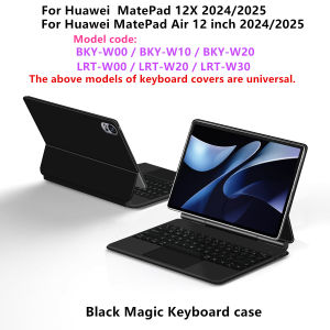 AJIUYU | Magic Keyboard For HUAWEI Matepad 12X 2025 Magnetic Case MatePad 12 X 12X Air 12 Inch Smart Multi-Touch Backlight Keyboard Folio