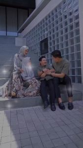 SARIMBIT LUBI 2025 PADMA FAMILY COOL GREY TERBARU GAMIS & KOKO KELUARGA LEBARAN PREMIUM REUNI KEKINIAN TERMURAH
