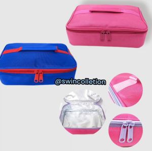 LUNCH BOX/ TEMPAT MAKAN ANAK/ Tas Bekal Lunch Cooler Bag Box Makanan Alumunium Kotak Makan Anak