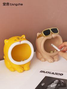 ที่เขี่ยบุหรี่ลายการ์ตูนน่ารักสำหรับใช้ในบ้านของตกแต่งโต๊ะสำนักงานห้องรับแขกมีสไตล์เฉพาะตัวของวางโชว์เก็บกุญแจทางเข้าบ้าน